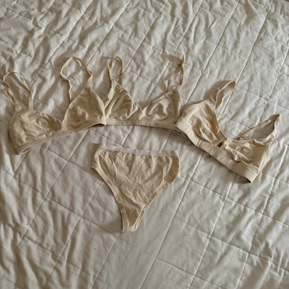 Knickey Organic Cotton Bra & Underwear Set